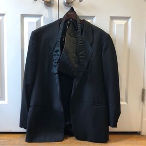 Vintage Armani tuxedo complete with bow tie and cummerbund.